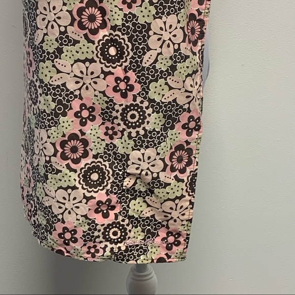 Eddie Bauer | Pink/Green/Brown | Floral Adjustable Strap Apron Nursing Cover - Picture 8 of 12